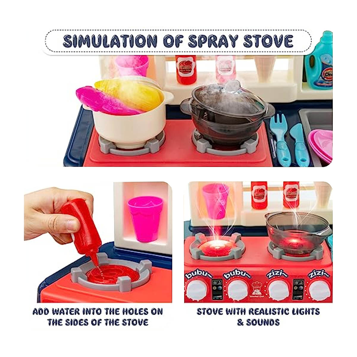 Cocina Cocinita Infantil Talented Chef 67 pz 