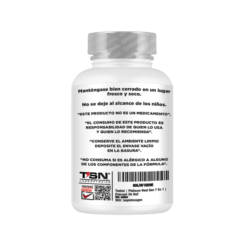 Testrol Platinum Next Gen 7 En 1 Precusor De No2