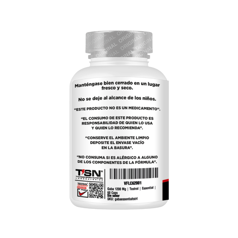 Gaba 1200 Mg | Testrol | Essential | 60 Caps