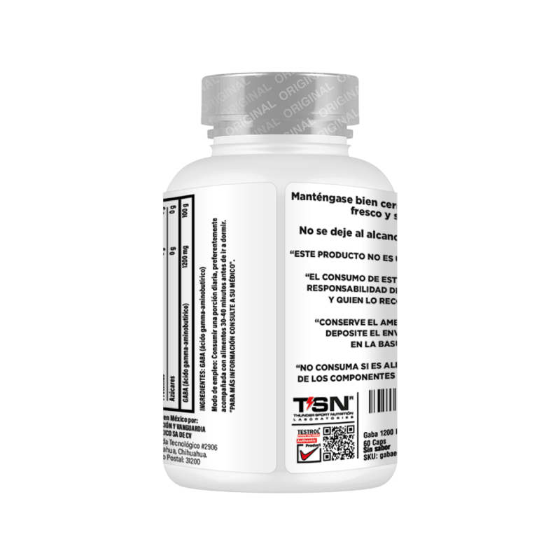Gaba 1200 Mg | Testrol | Essential | 60 Caps