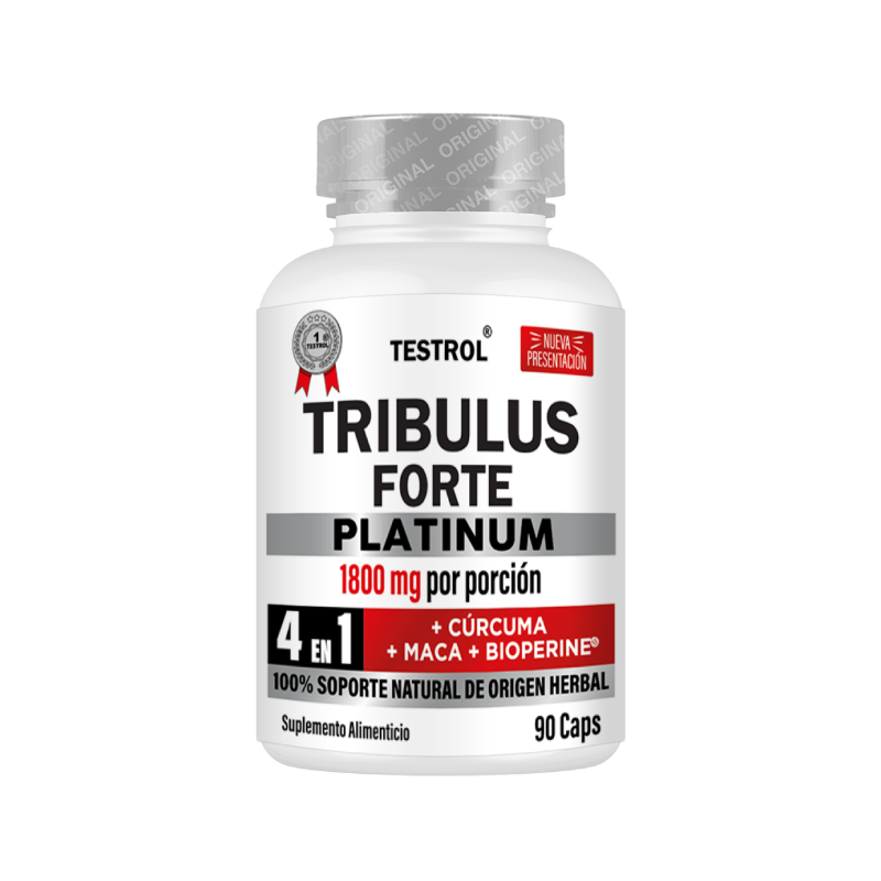 Tribulus Forte 1800mg 3 In 1 Testrol 90 Capsulas