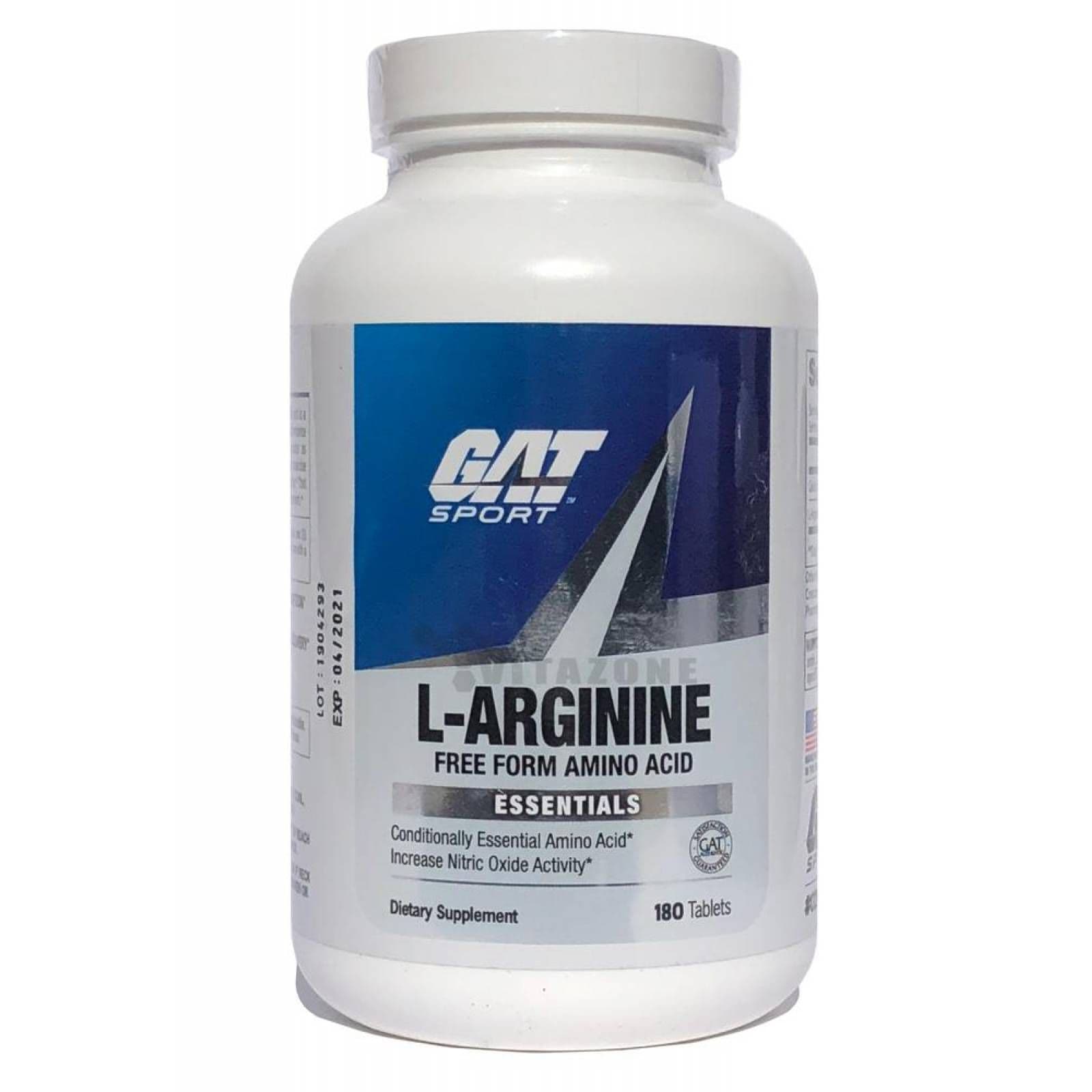 L- Arginina GAT (180 caps).