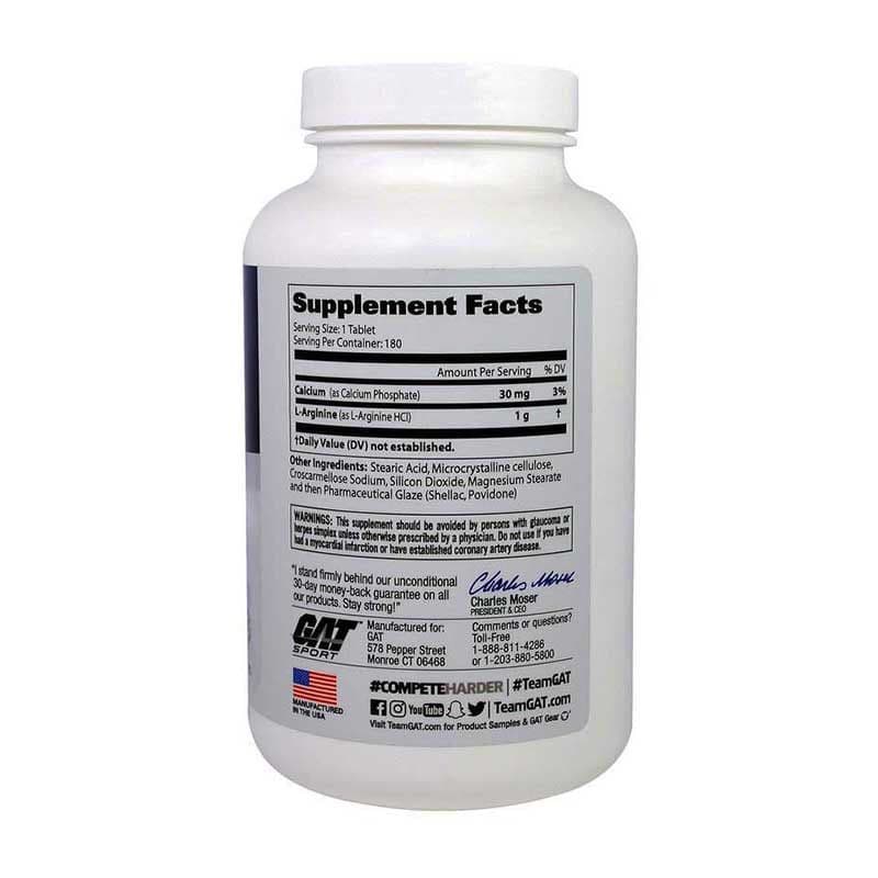 L- Arginina GAT (180 caps).