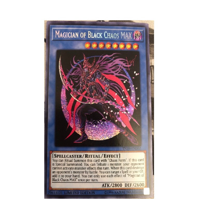 Yugioh Magician of Black Chaos MAX Secret Rare Limited Edition - Konami