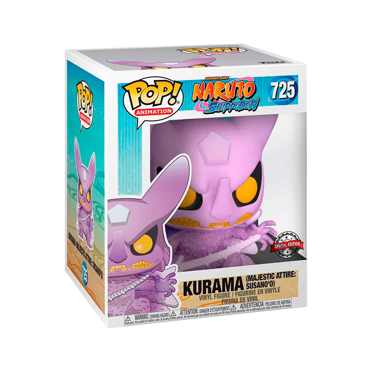 Funko Pop Kurama SusanoO #725 Naruto Shippuden Anime Manga Figura Original