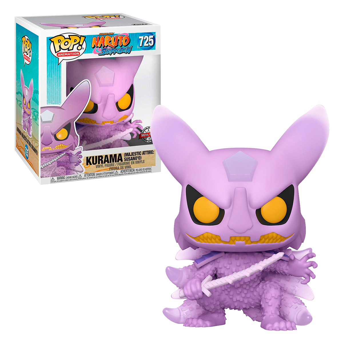 Funko Pop Kurama SusanoO #725 Naruto Shippuden Anime Manga Figura Original