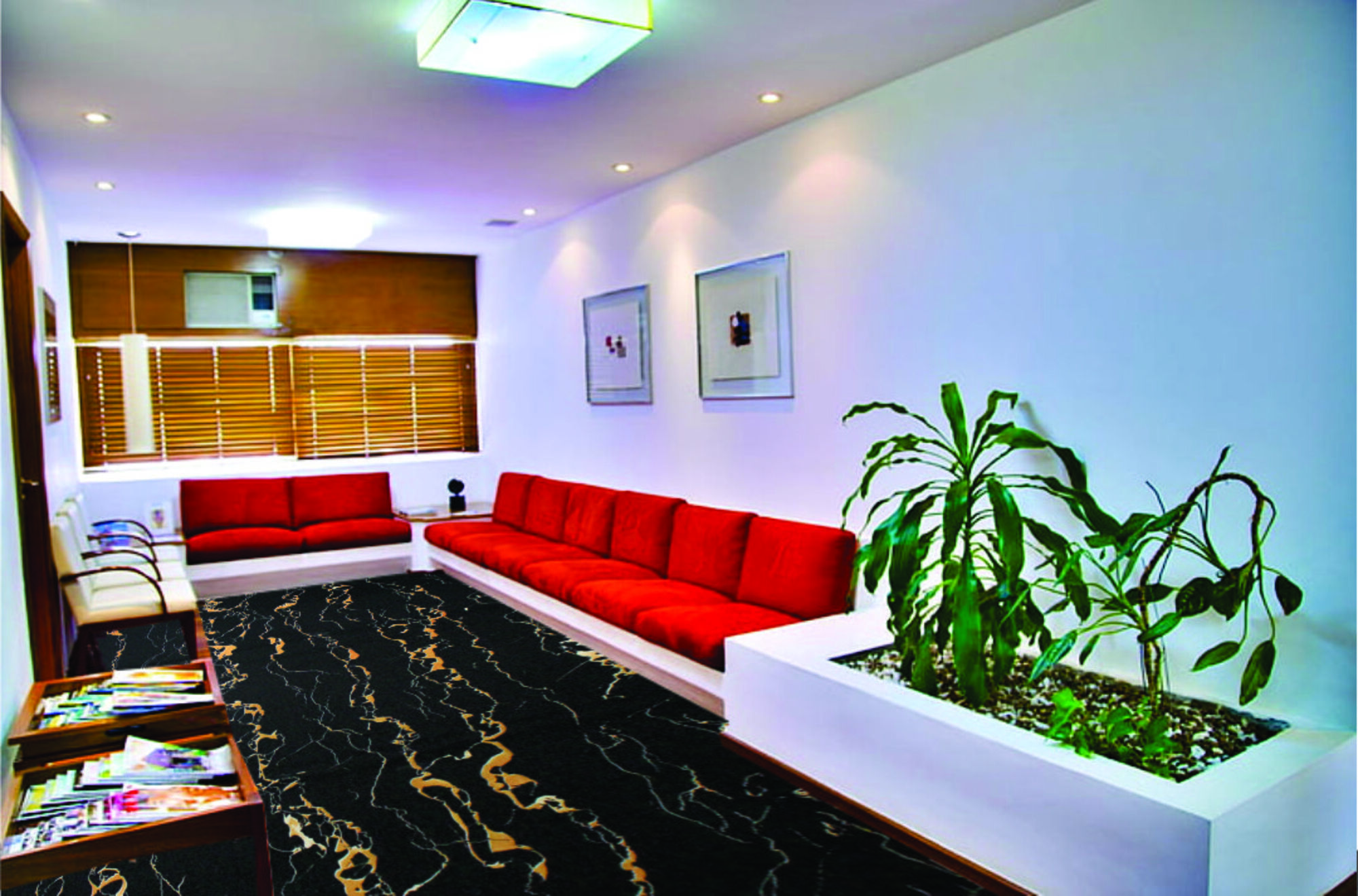 Tapiz Piso Adherible Mármol Estilo Lava 10m X 60cm Pv10 6m2