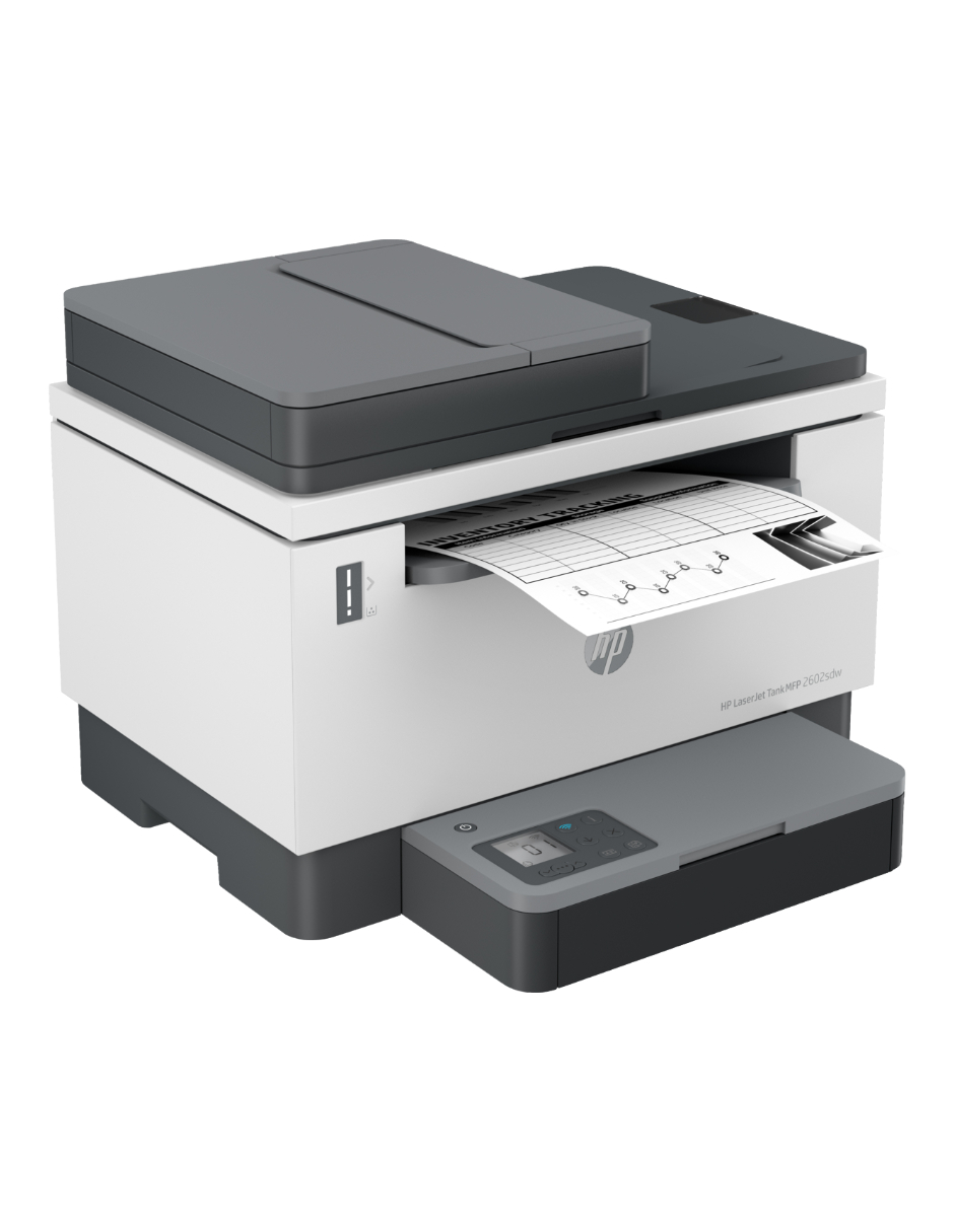 Impresora Multifunción Hp Laserjet Tank Mfp 2602sdw, 600 X 600 Ppp, 22 Ppm.