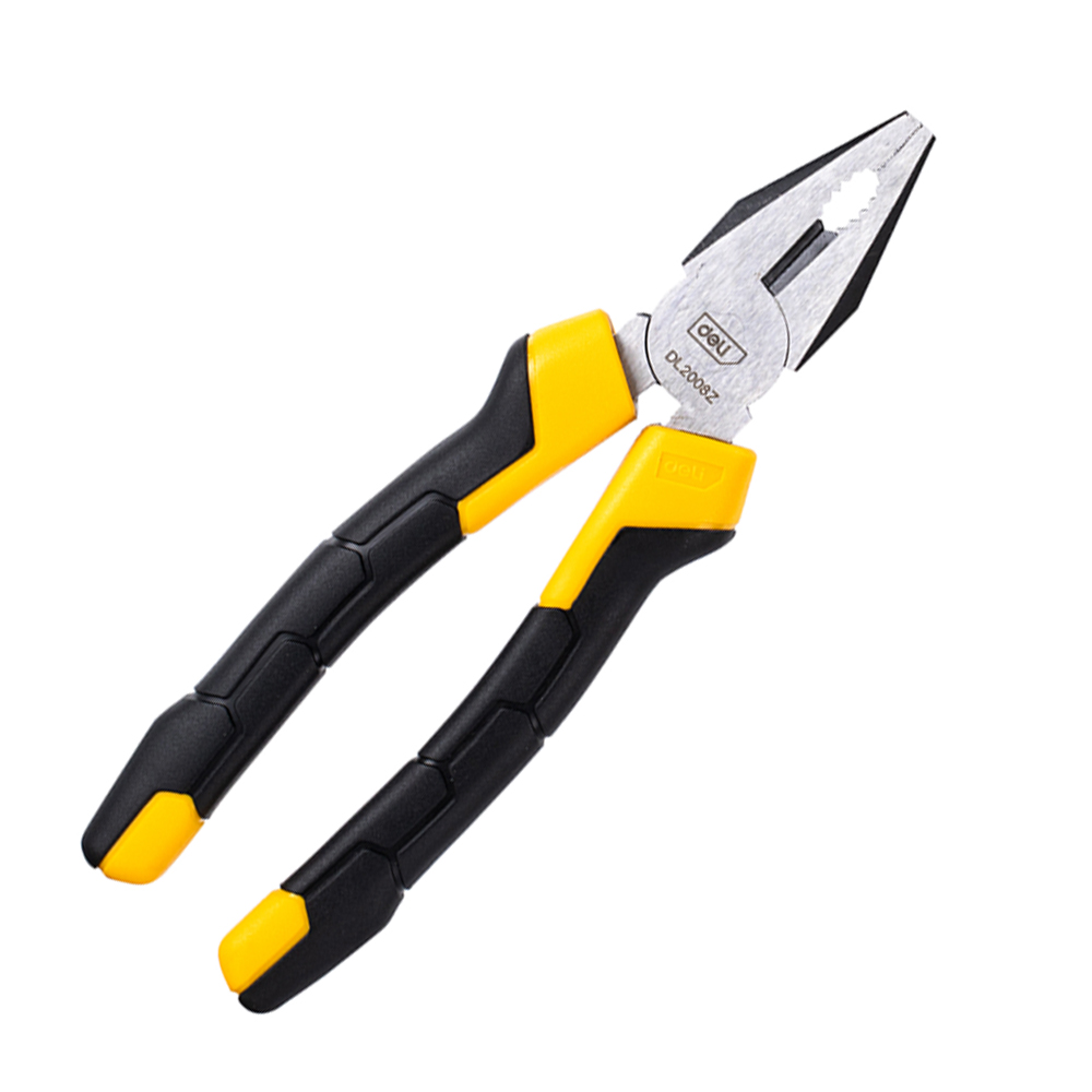 Deli Herramientas Juego 3 Alicates Acero Cr-V Mango goma DL2008Z