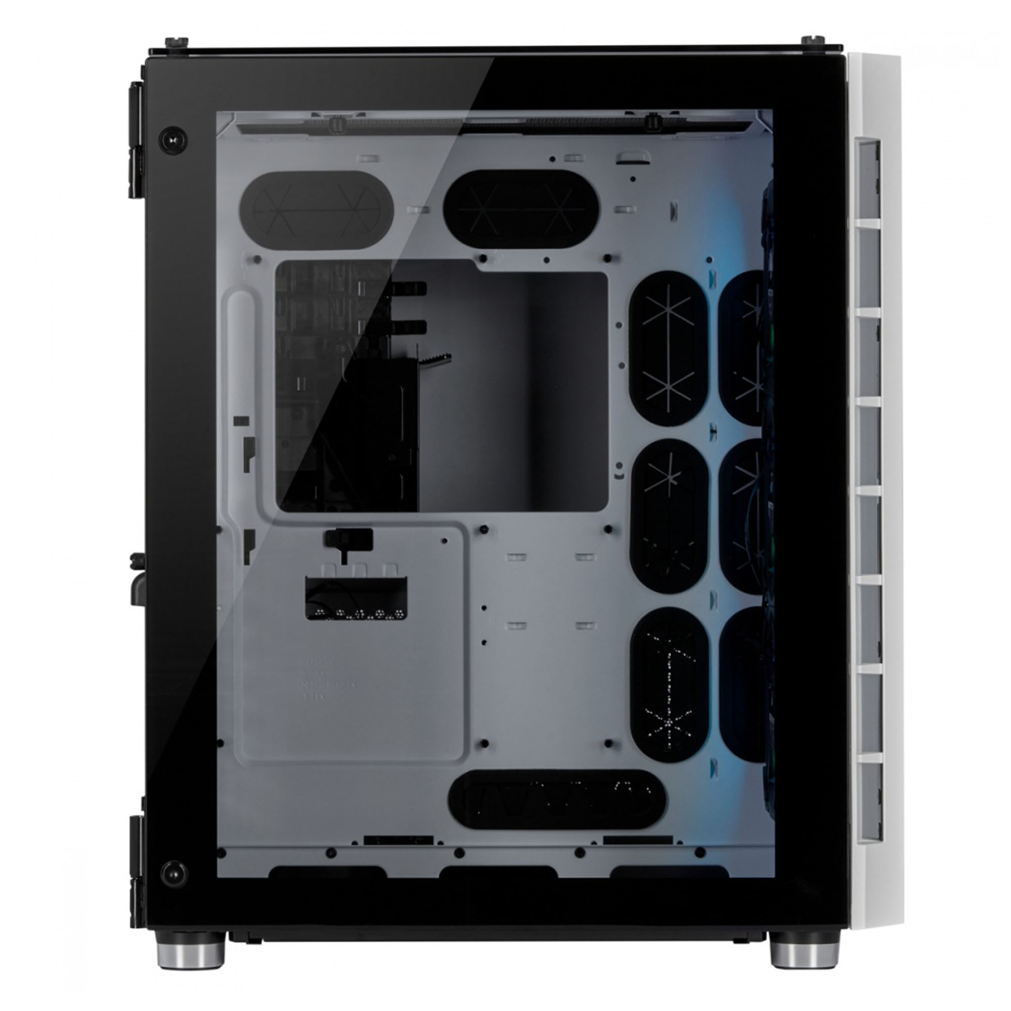 Gabinete Corsair Crystal 680X Con Ventana Midi-Tower ATX USB 3.2 sin Fuente RGB Blanco.