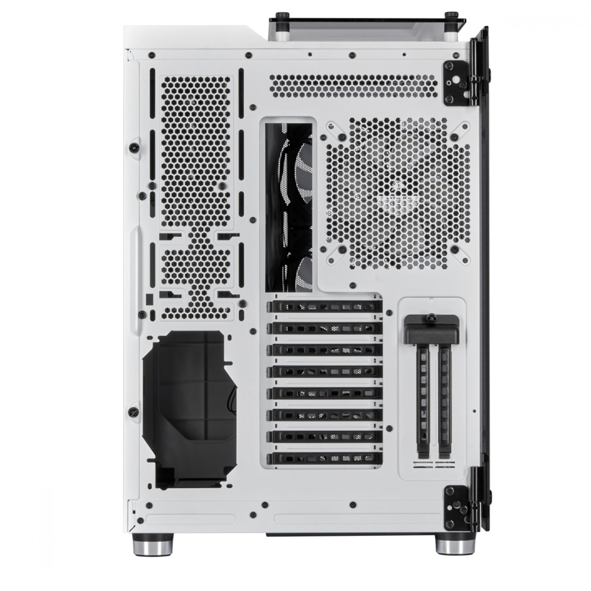 Gabinete Corsair Crystal 680X Con Ventana Midi-Tower ATX USB 3.2 sin Fuente RGB Blanco.