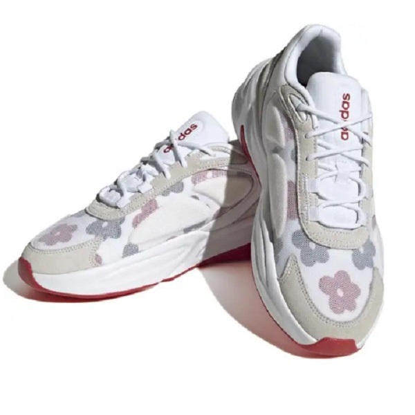 Tenis Adidas Ozelle Blanco/rojo Mujer