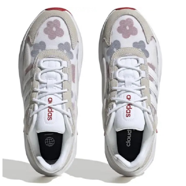 Tenis Adidas Ozelle Blanco/rojo Mujer