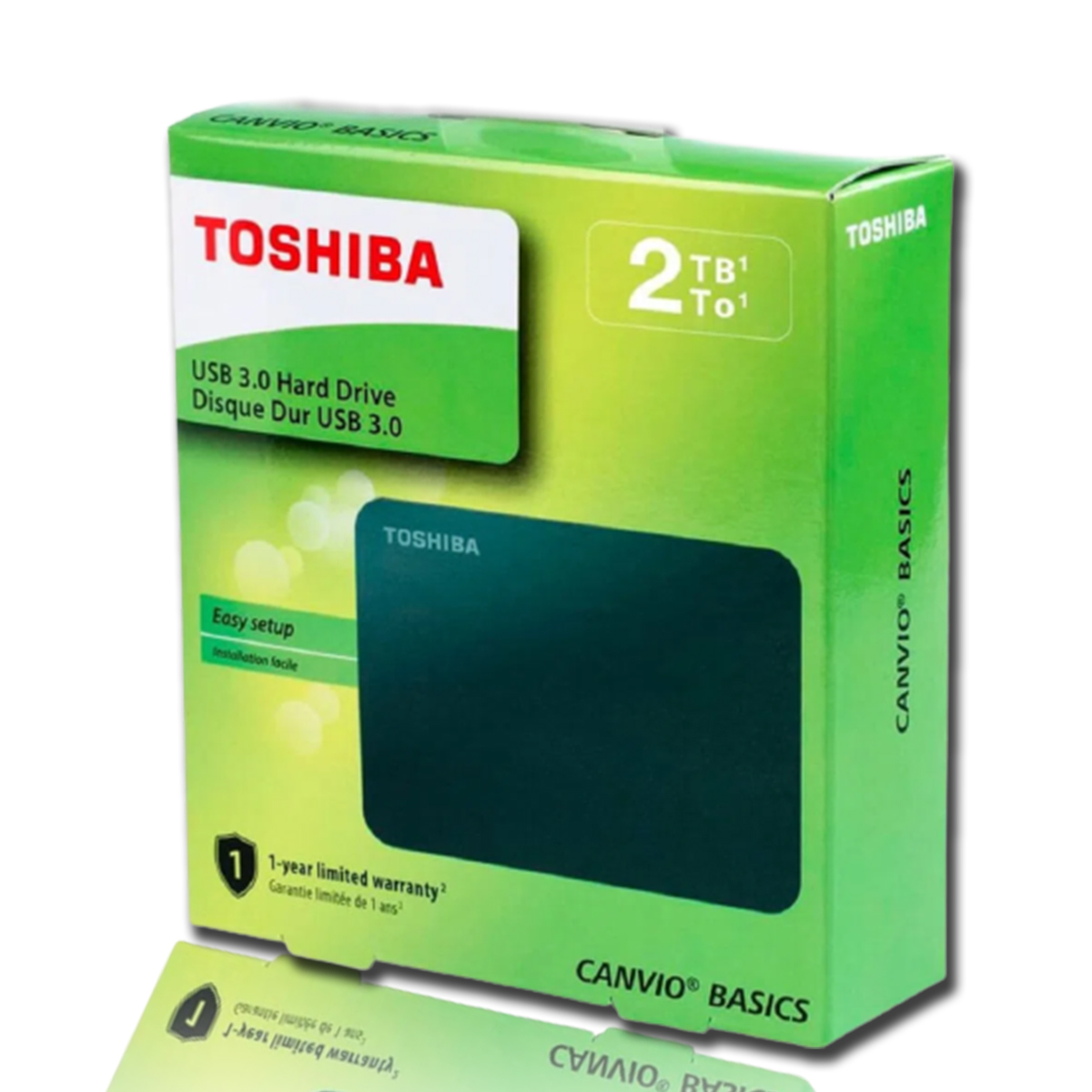DISCO DURO TOSHIBA 2TB CANVIO BASICS 3.0