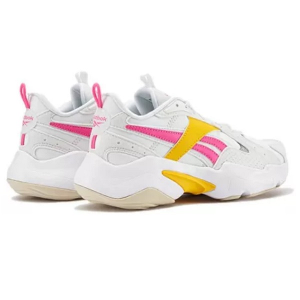 Tenis Reebok Turbo Restyle Blanco/rosa/amarillo Mujer