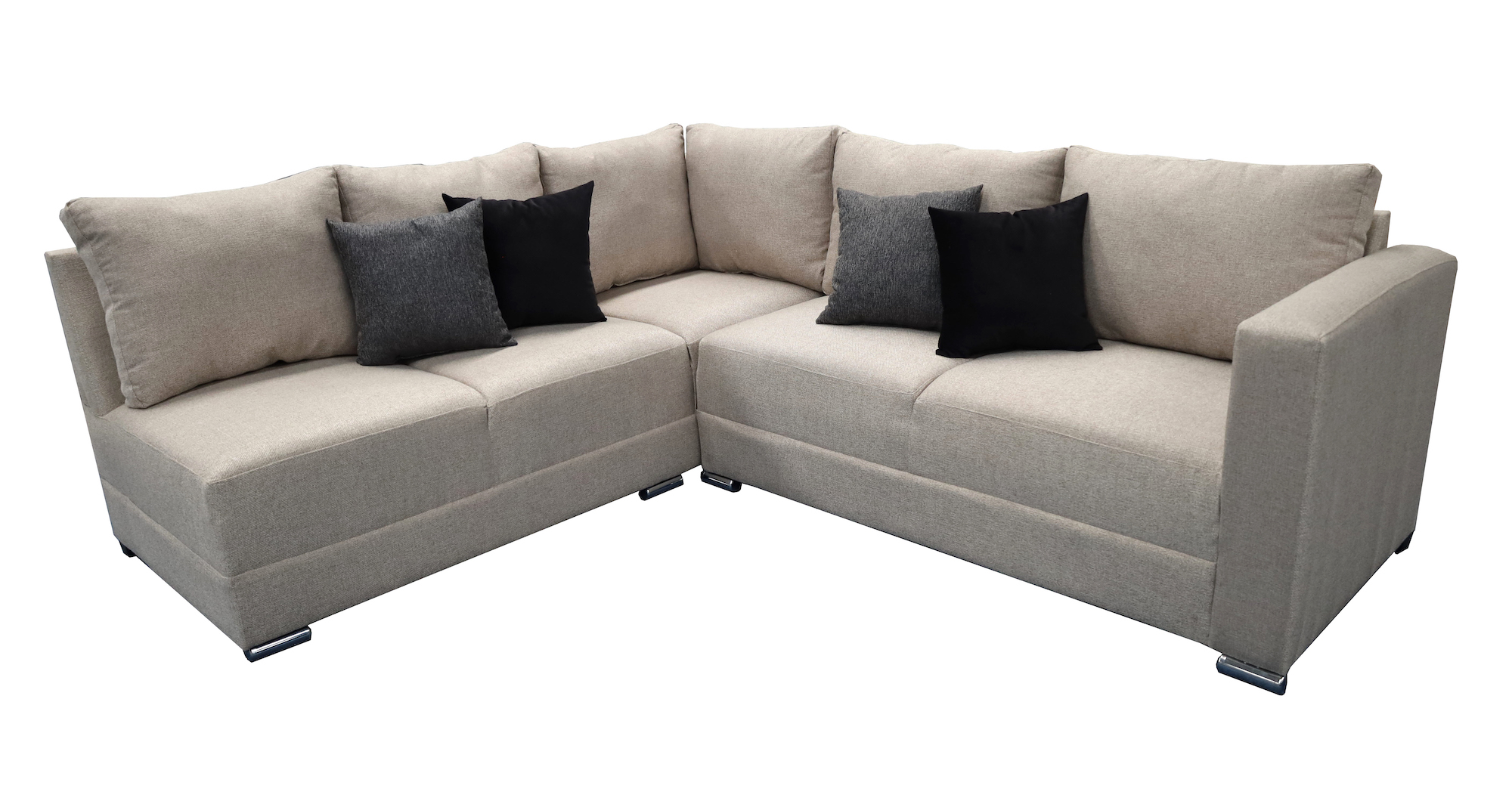 Sala Tempo Beige 255x215 cm El Bazar Store Tela lino