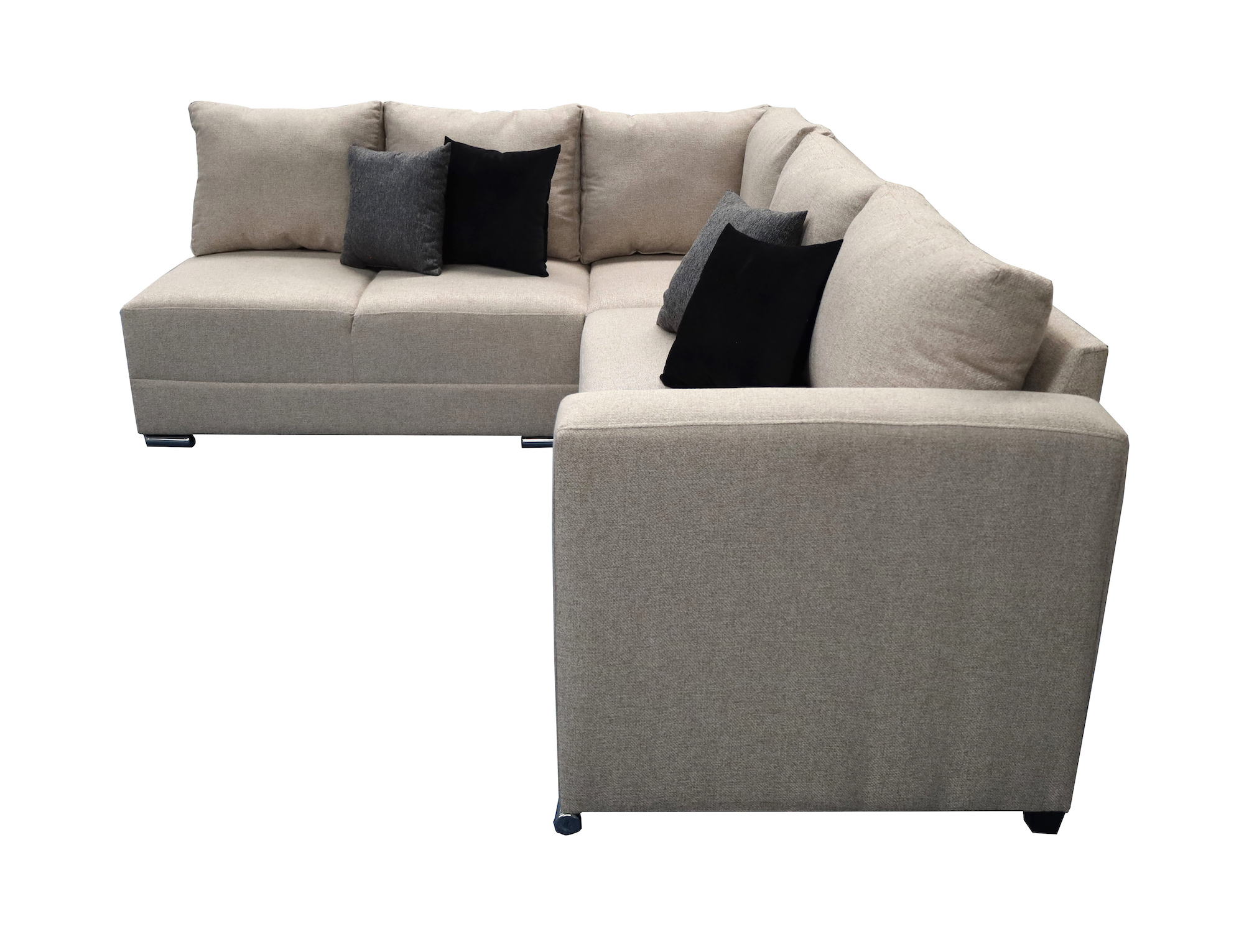 Sala Tempo Beige 255x215 cm El Bazar Store Tela lino