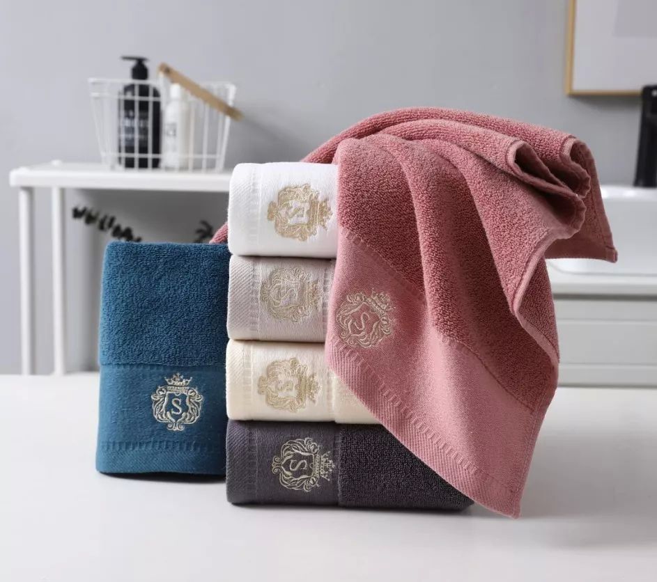 Toalla para Manos de Algodón Set con 3 Piezas Varios Colores