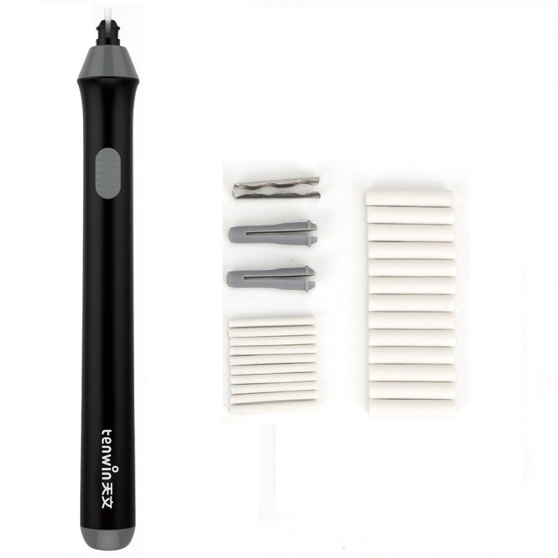 Borrador electrico negro.