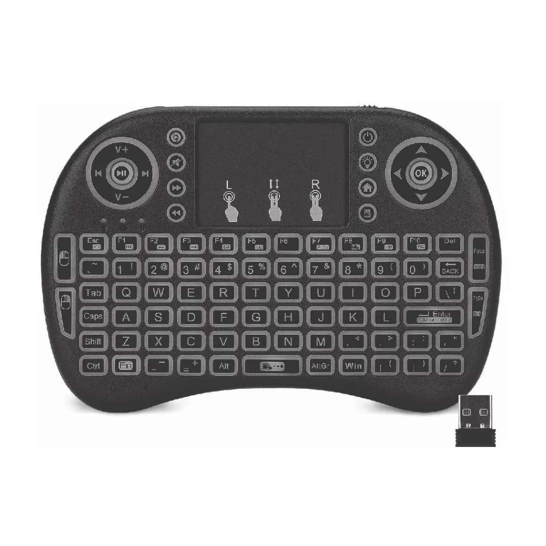 Mini Teclado inalámbrico con touchpad TV Bluetooth