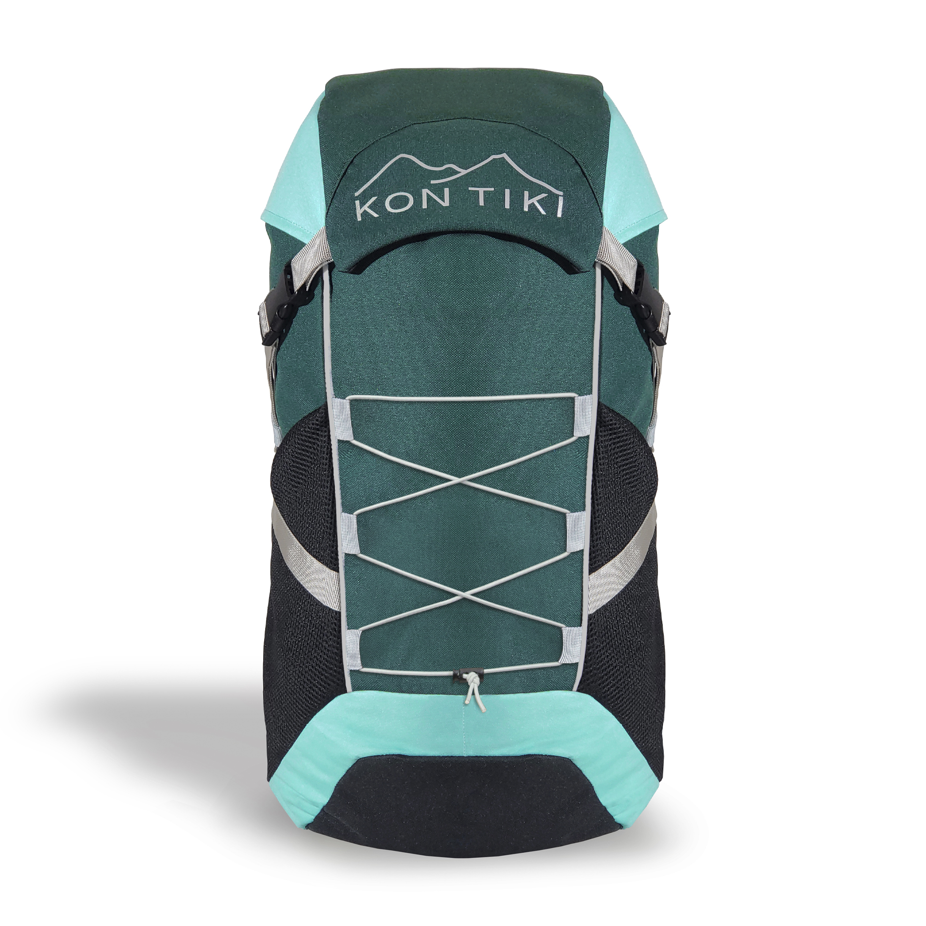 Mochila 42l Verde Montañismo, Campismo Y Senderismo Kon Tiki TLALOQUE VE-AZ
