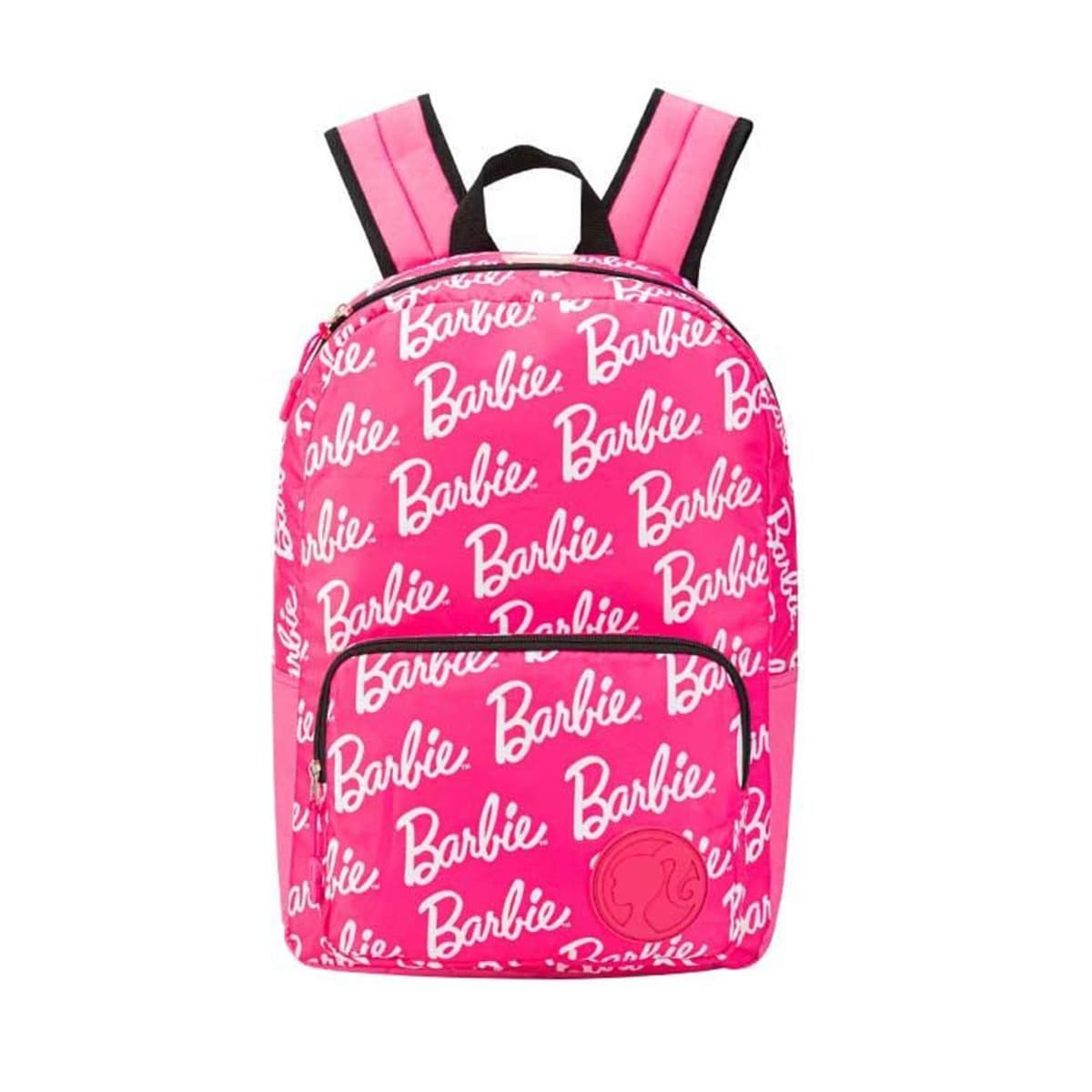 Mochila backpack escolar de Barbie para niña, color rosa, mod. 1096034