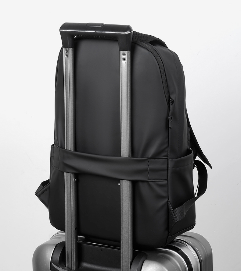 Mochila premium todoterreno para laptop, de cuero sintético, impermeable, antirrobo, cómoda y amplia. Para escuela, trabajo, gimnasio y vida diaria.