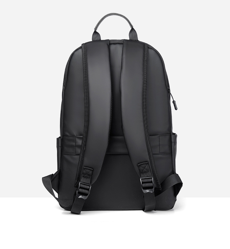 Mochila premium todoterreno para laptop, de cuero sintético, impermeable, antirrobo, cómoda y amplia. Para escuela, trabajo, gimnasio y vida diaria.