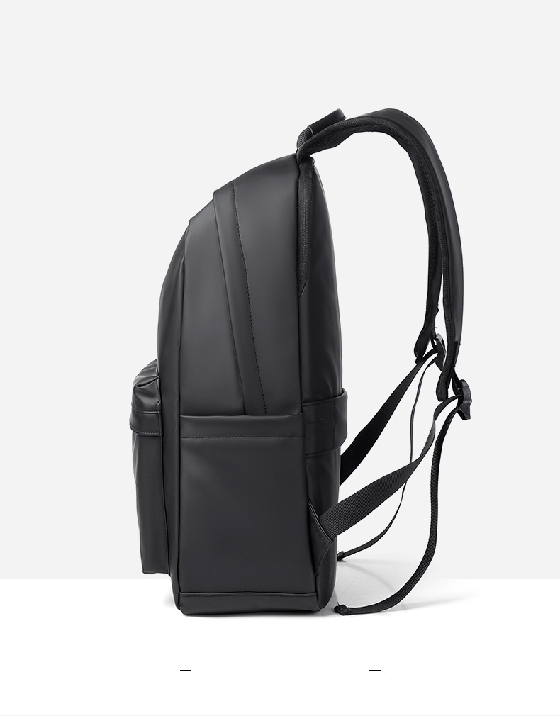 Mochila premium todoterreno para laptop, de cuero sintético, impermeable, antirrobo, cómoda y amplia. Para escuela, trabajo, gimnasio y vida diaria.