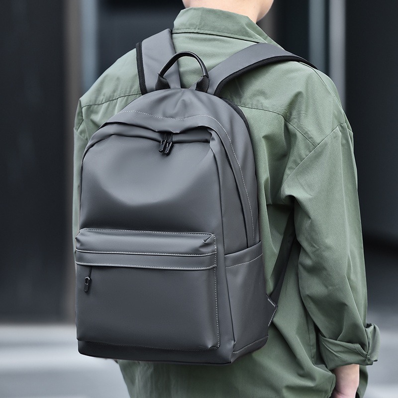 Mochila premium todoterreno para laptop, de cuero sintético, impermeable, antirrobo, cómoda y amplia. Para escuela, trabajo, gimnasio y vida diaria.