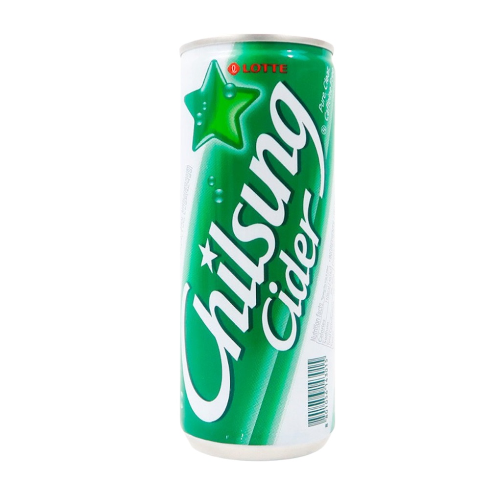 Lotte Refrescocoreano Chilsung Cider 250ml 3 Pack