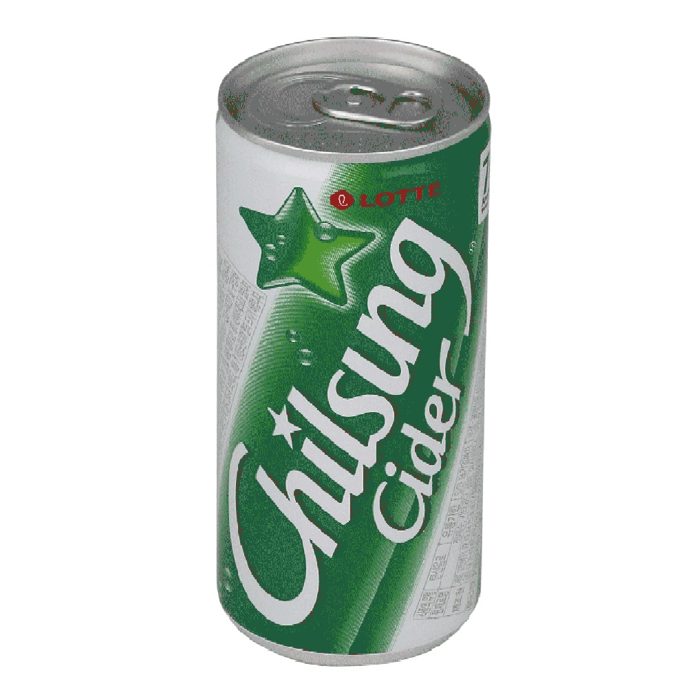 Lotte Refrescocoreano Chilsung Cider 250ml 3 Pack