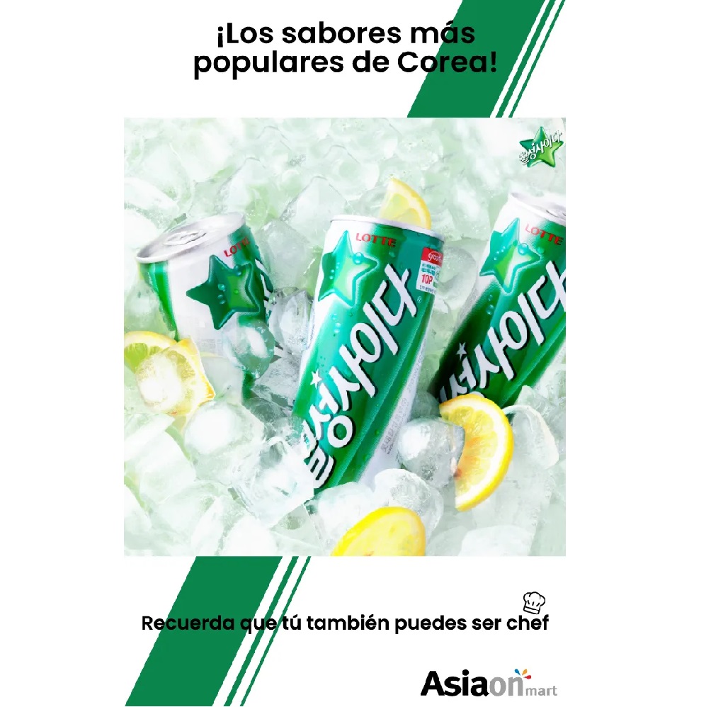 Lotte Refrescocoreano Chilsung Cider 250ml 3 Pack