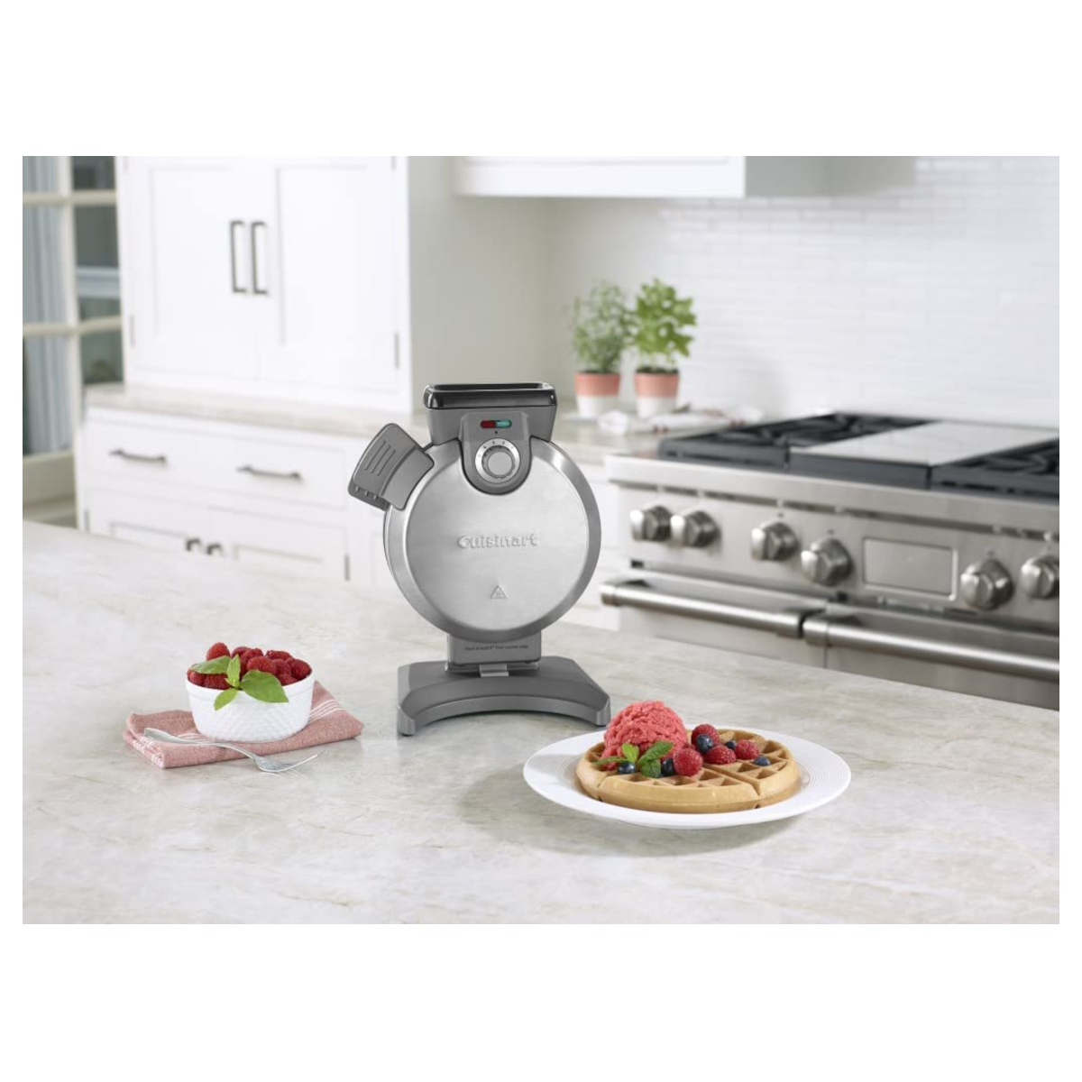 Wafflera Vertical Anti-derrames Cuisinart WAF-V100: la forma perfecta de hacer waffles sin complicaciones