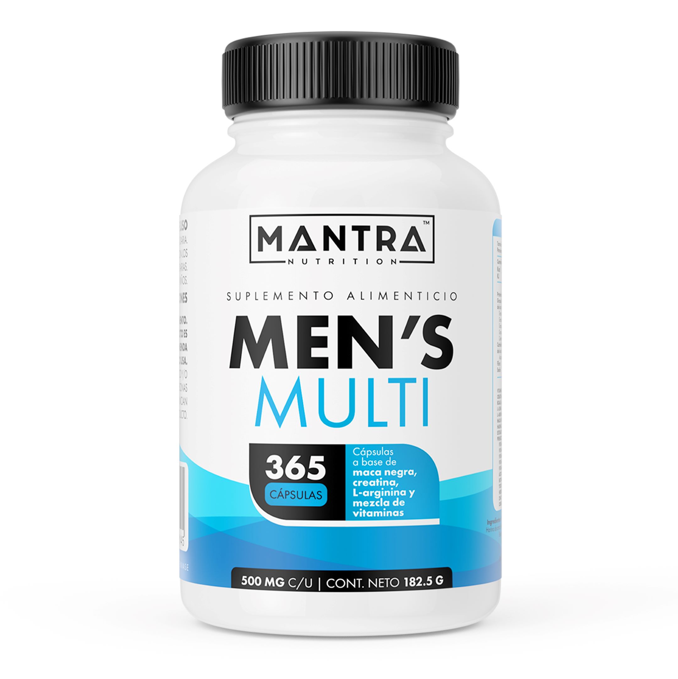 Vitaminas Mantra Nutrition Men´s Multi 365 Cápsulas Formuladas Con Creatina Maca Negr, L-Arginina