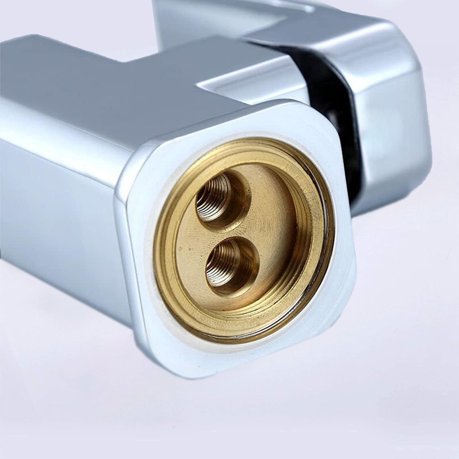 Monomando para Fregadero, Mezcladora para Fregadero, Grifo de Cocina, Llave para Tarja individual o doble, Acero Inoxidable (Acero cromado)