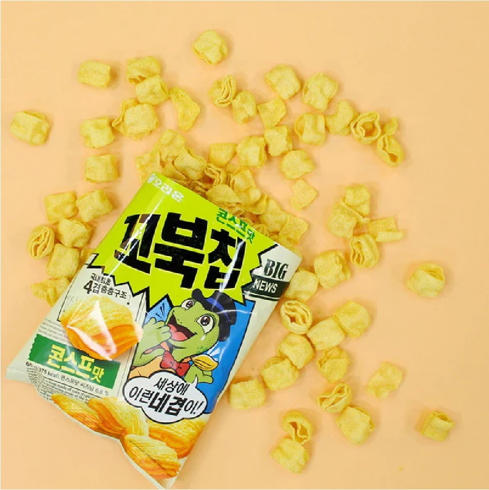 Orion Turtle Chips Sabor A Maíz Dulce 160gr