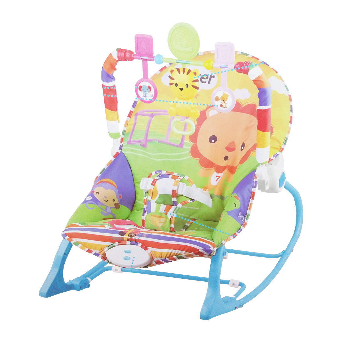 Silla Para Bebe Bouncer Mecedora Infant to Toddler Rocker Azul