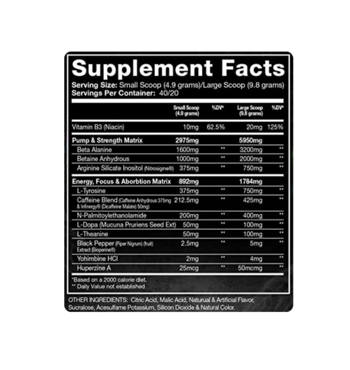 Venom Dragon Pharma (40 Serv) sabor blue razz