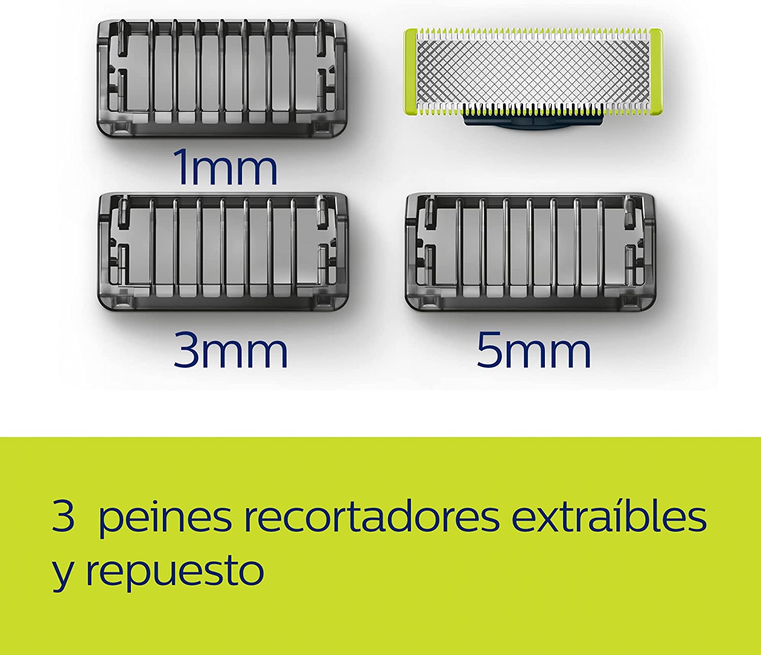 PHILIPS oneblade rasuradora y afeitadora eléctrica para hombre recortadora, perfiladora y afeitadora