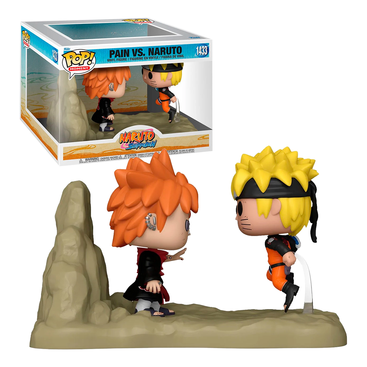 Funko Pop Pain Contra Naruto #1433 Momento Anime Manga Figura Original