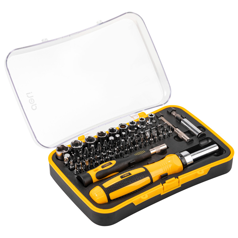 Deli Juego de Destornilladores de Precisi?n 65 pzs DL3565 Acero Cr-V