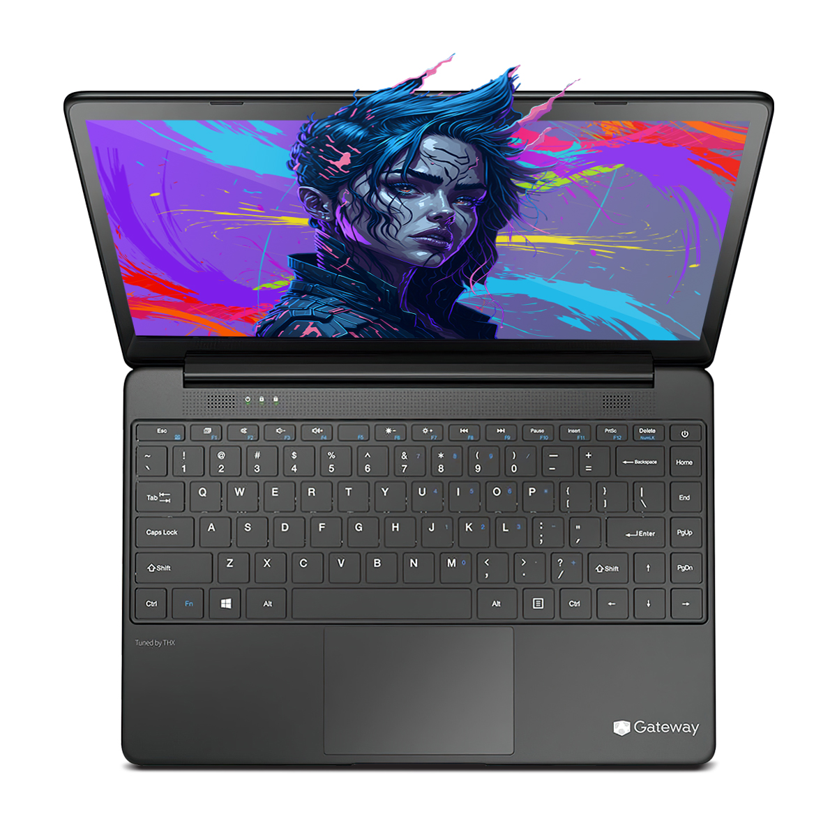 Laptop Gateway Ultra Slim Notebook GWTN141 Intel CI5 16GB 512GB SSD 14Pulg FHD Fingerprint W10H Black 