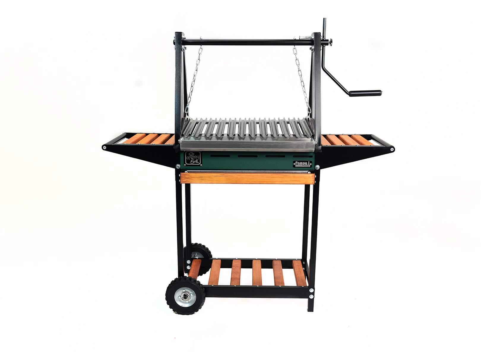 Asador de Carbon Parrilla Argentina Hobby Grill Pampa I Elite Verde