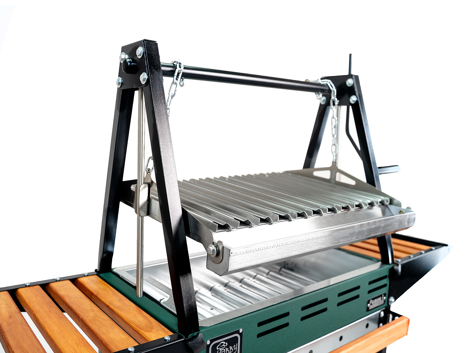 Asador de Carbon Parrilla Argentina Hobby Grill Pampa I Elite Verde