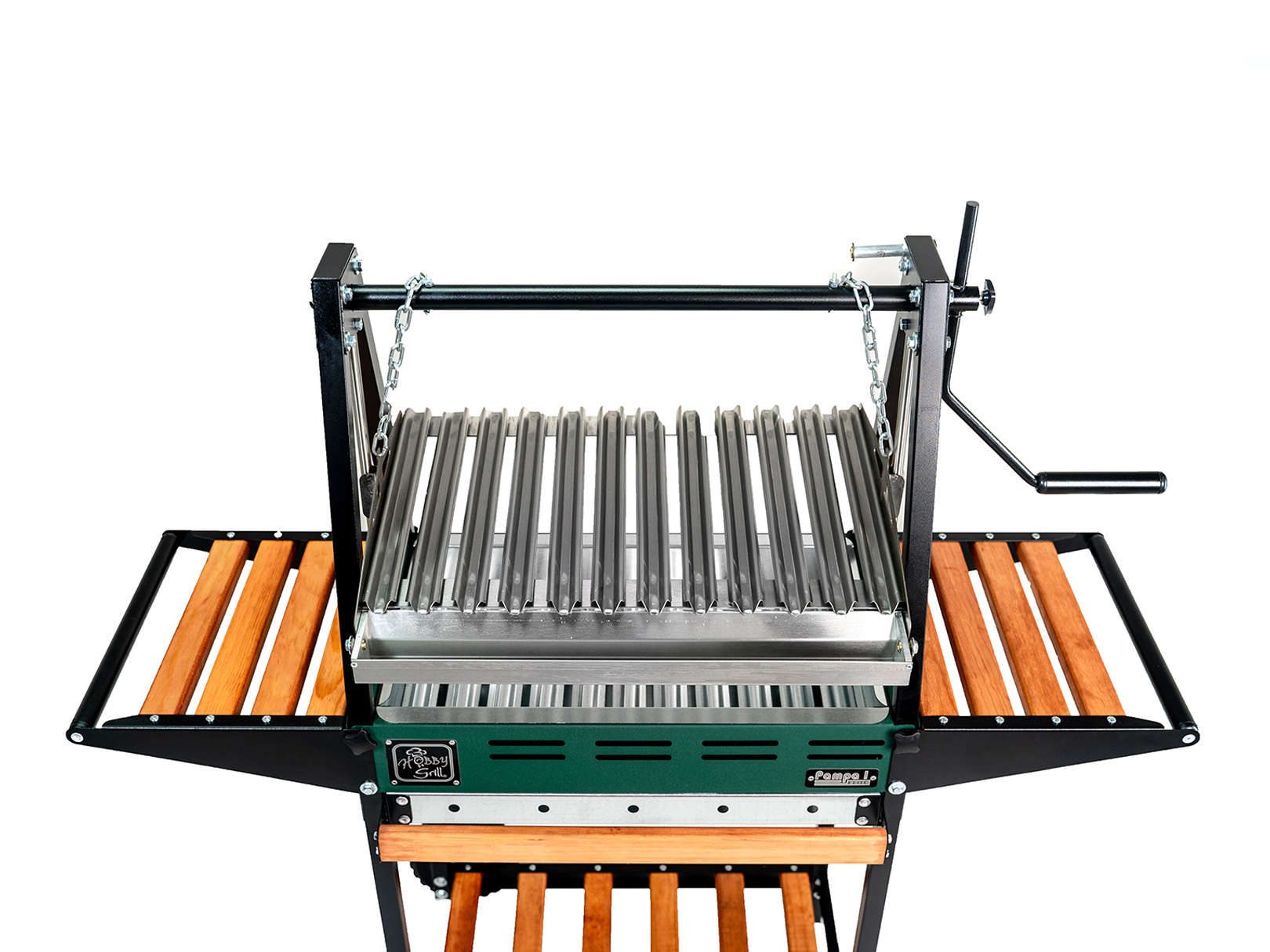 Asador de Carbon Parrilla Argentina Hobby Grill Pampa I Elite Verde