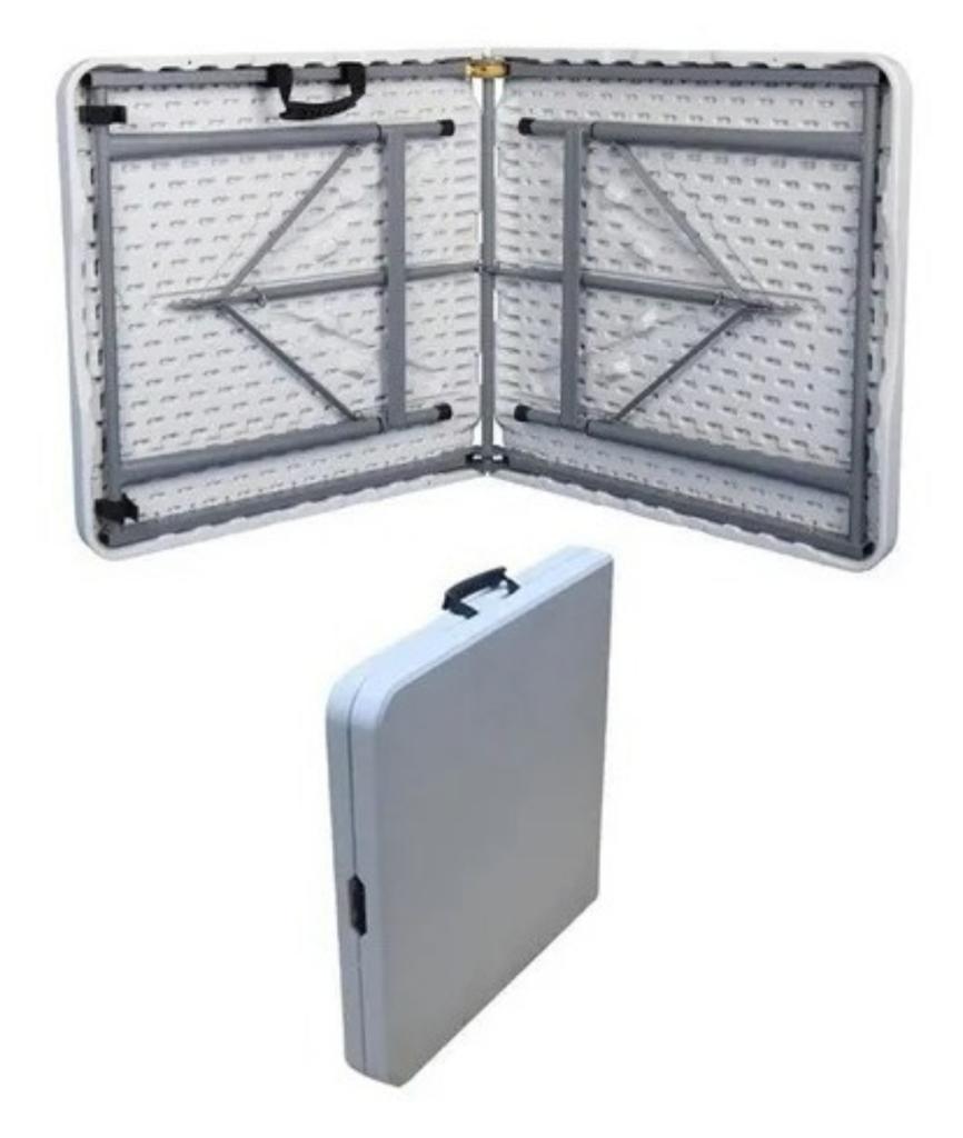 Mesa Plegable Portafolio 122 cm JARDIMEX Plastico