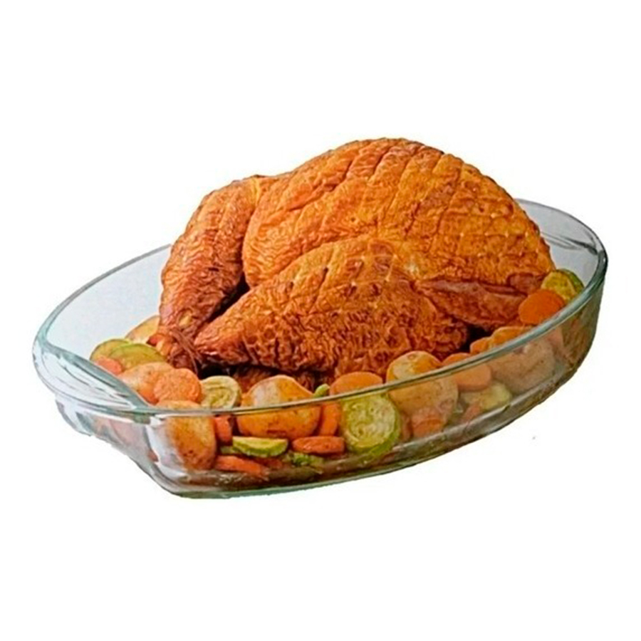 Juego para hornear de vidrio 5 pzs, marca PYR o REY