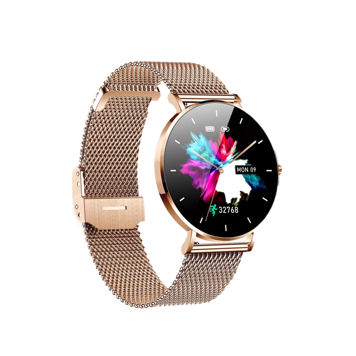 Reloj Para Mujer Smart Watch T8 Para Dama Fralugio 1.3´ Metal Amoled Hd