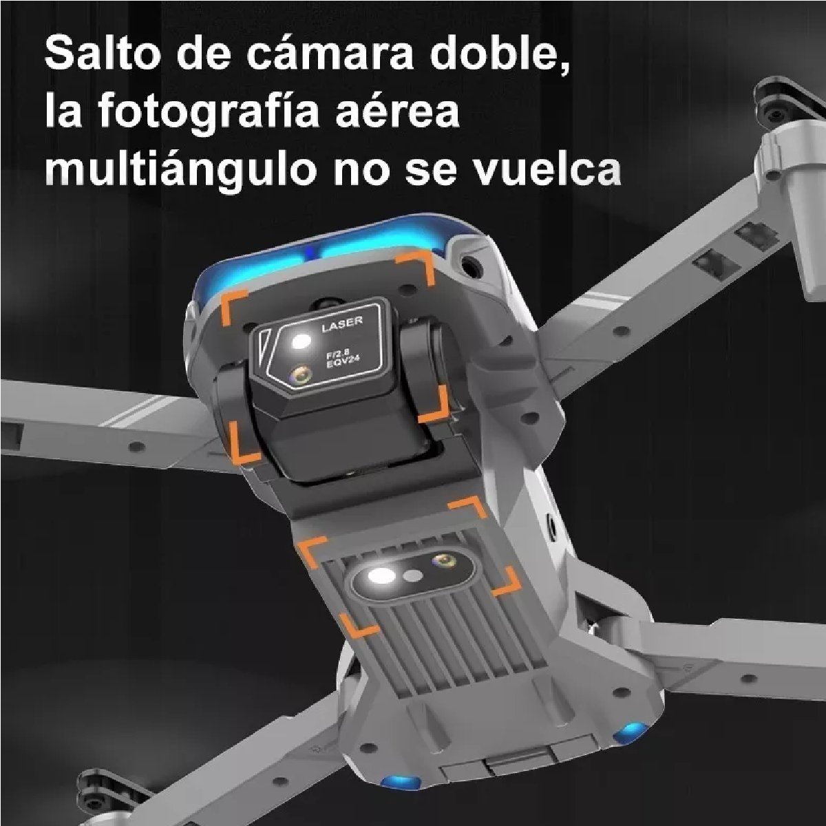 Dron A Control Remoto Xt9 Con Cámara 4k Hd, 3 Baterías